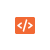 Code development icon representing custom CMS website development